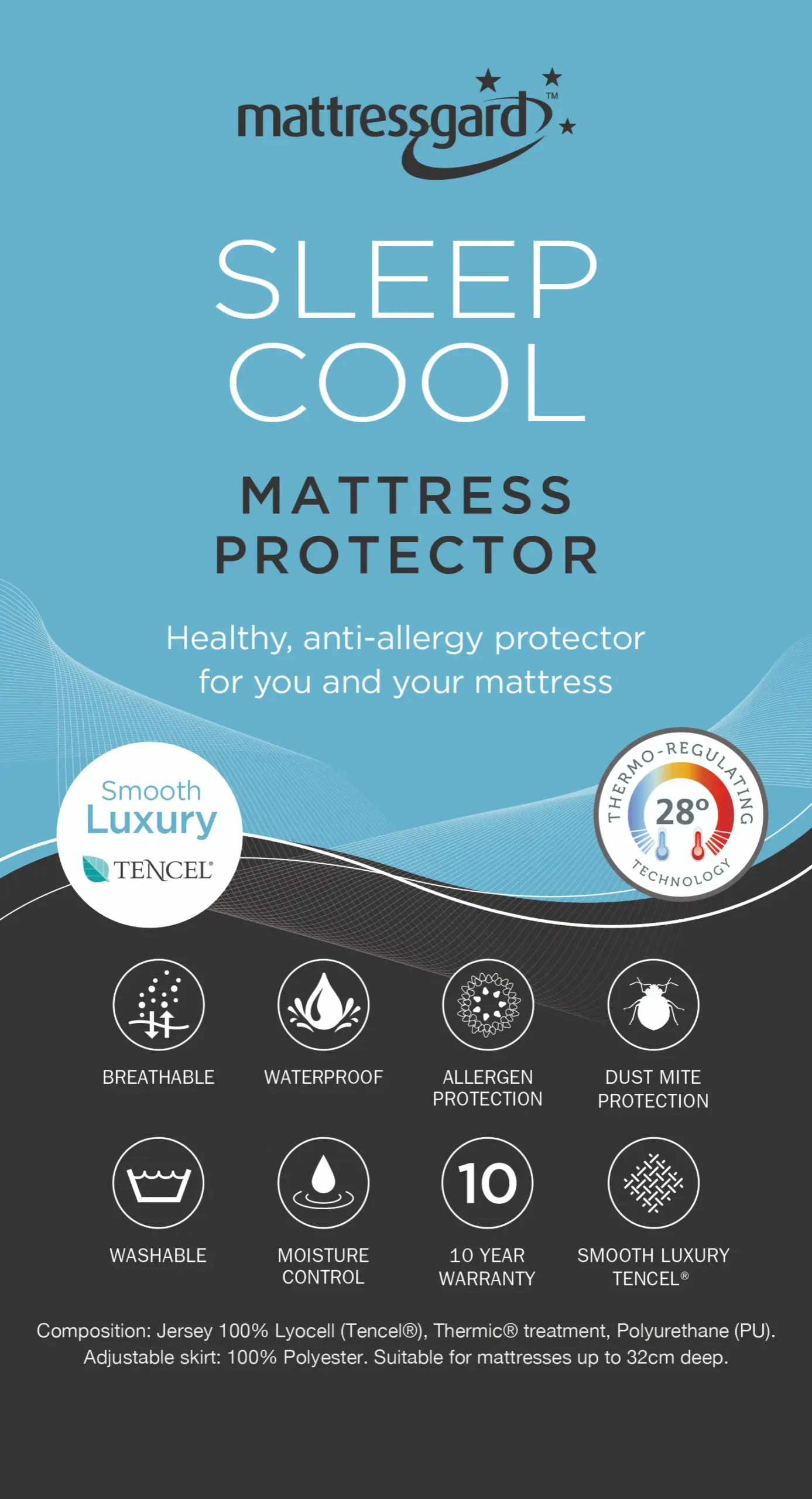 Staingard Sleep Cool Mattress Protector - Image 3